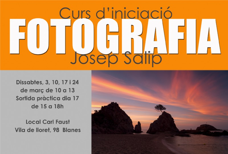 Curs d’INICIACIÓ a la FOTOGRAFIA - INSCRIPCIÓ OBERTA