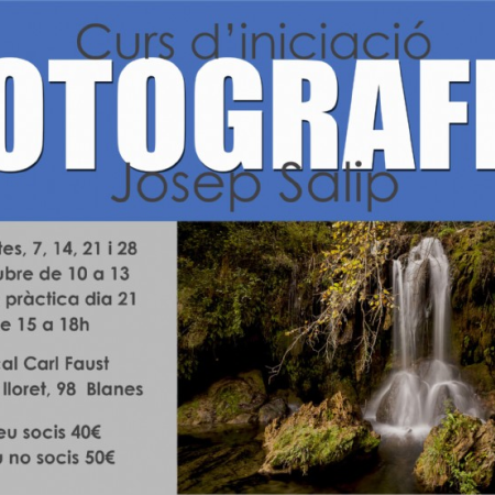 Curs d’INICIACIÓ a la FOTOGRAFIA - INSCRIPCIÓ OBERTA