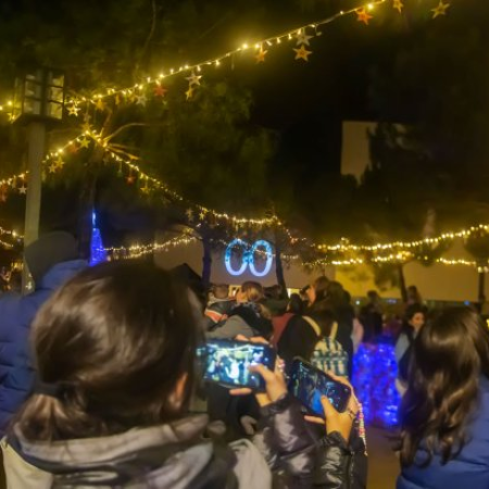 AFIC present en l'encesa de les llums de Nadal de Palafolls
