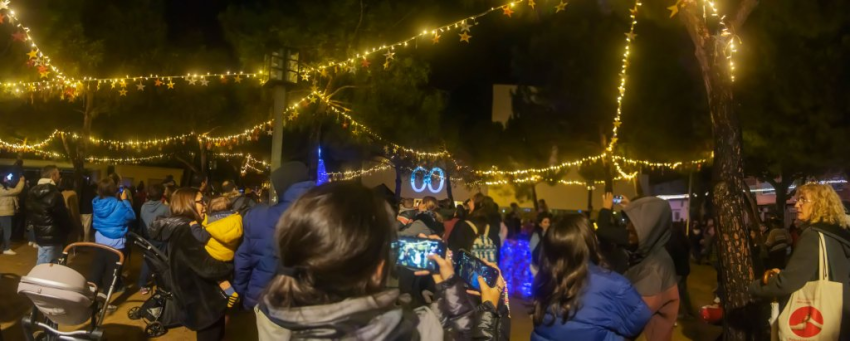 AFIC present en l'encesa de les llums de Nadal de Palafolls