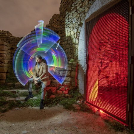 Fotografia Lightpainting al Castell de PLF