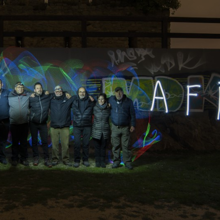 Fotografia Lightpainting al Castell de PLF