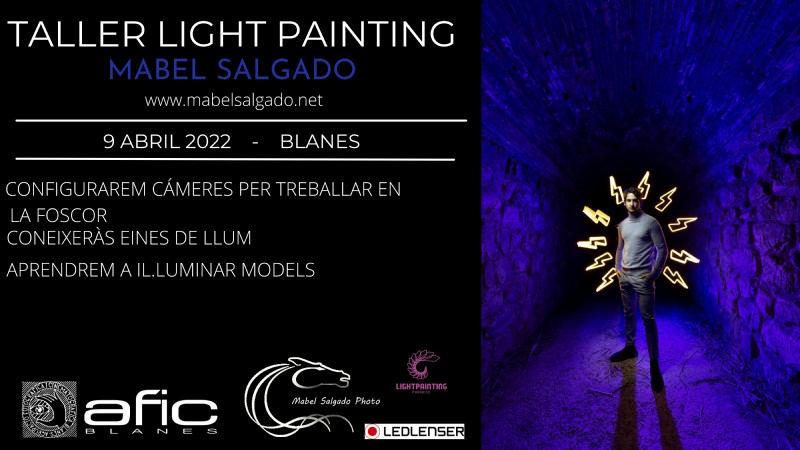 Taller de fotografia light painting - Mabel Salgado