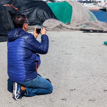 La sessió pràctica del curs d'iniciació a la fotografia