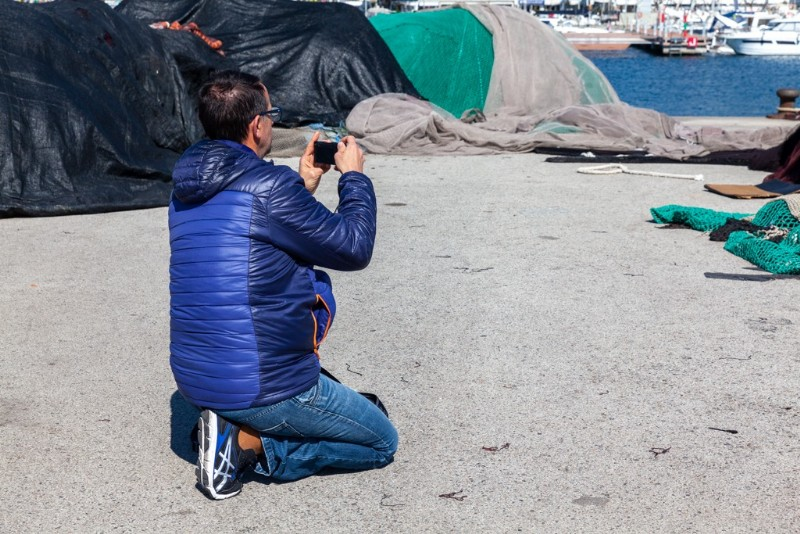 La sessió pràctica del curs d'iniciació a la fotografia