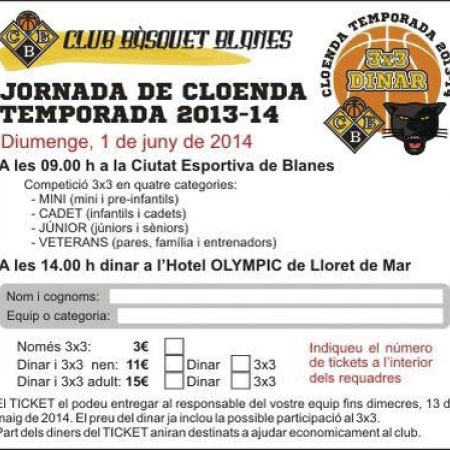 Es busquen Fotògrafs pel Club Basquet Blanes