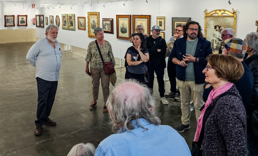 Visita a les exposicions del Festimatge a Calella