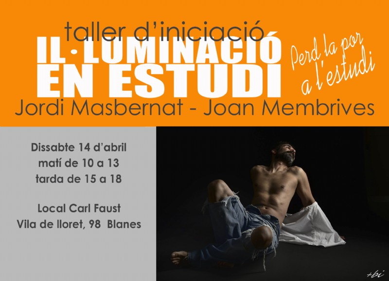 Taller d’iniciació a la fotografia d’estudi.