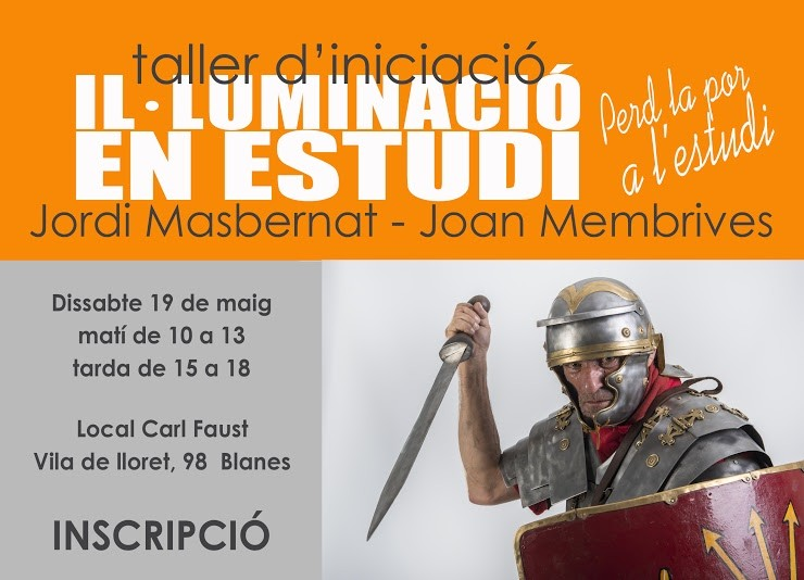 Taller d’iniciació a la fotografia d’estudi (2a. edició).