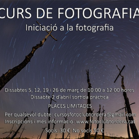 CURS D'INICIACIÓ A LA FOTOGRAFIA