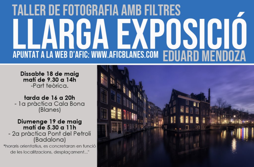 ​Taller de fotografia de paisatge amb filtres ND amb Eduard Mendoza - Inscripció oberta