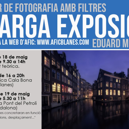 ​Taller de fotografia de paisatge amb filtres ND amb Eduard Mendoza - Inscripció oberta